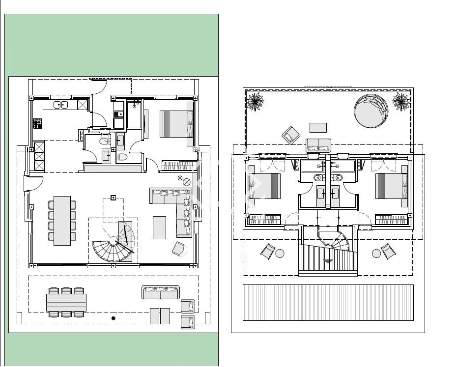 Plano plano vivienda Tipo B+
